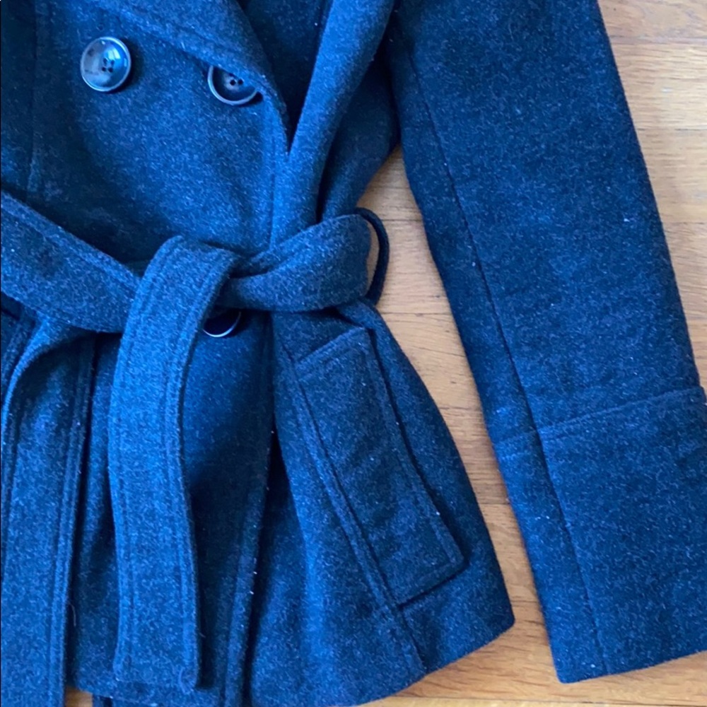 Zara Basic Black Wool Jacket - image 5